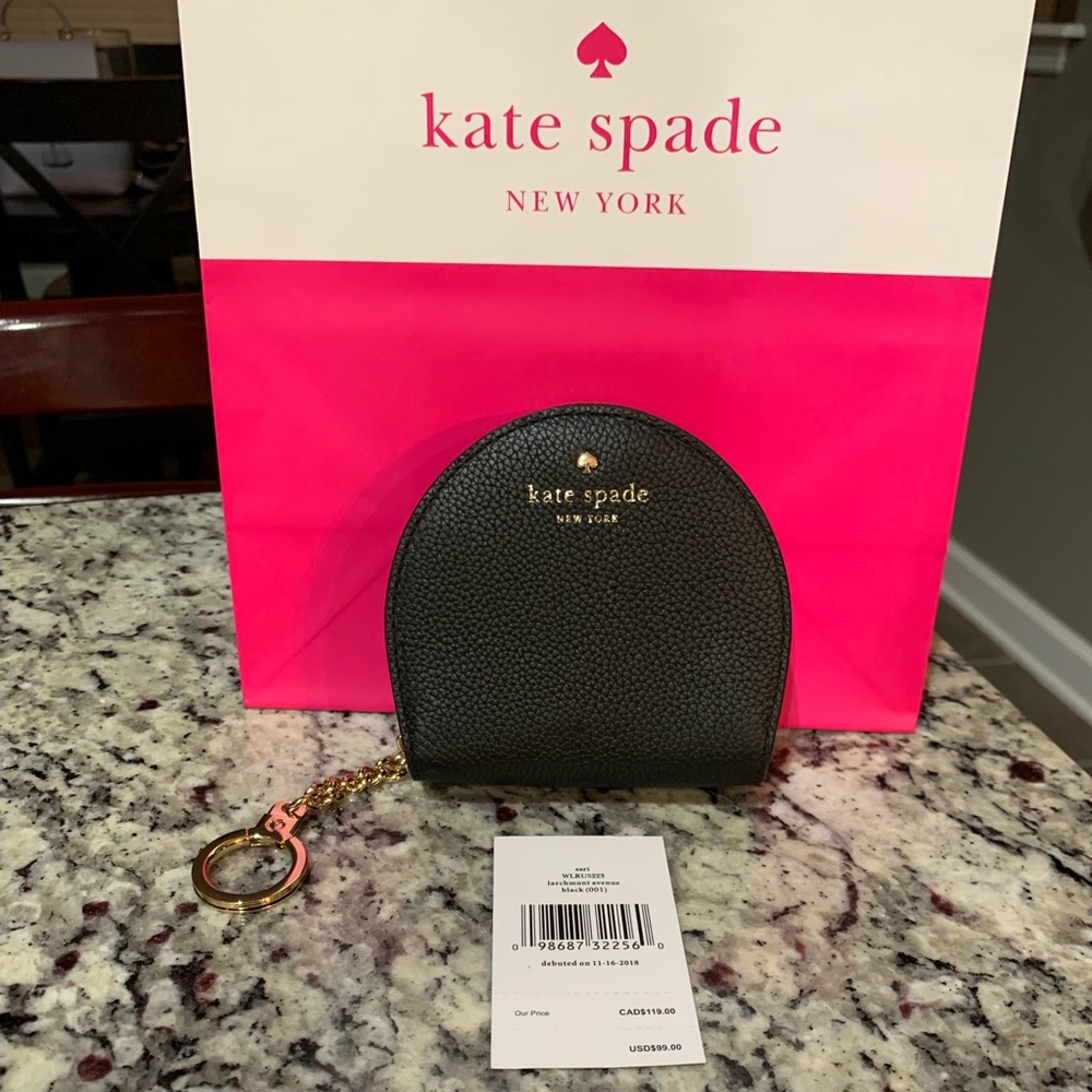 NWT Authentic Kate Spade Small Wallet Keychain - Picture 2 of 8